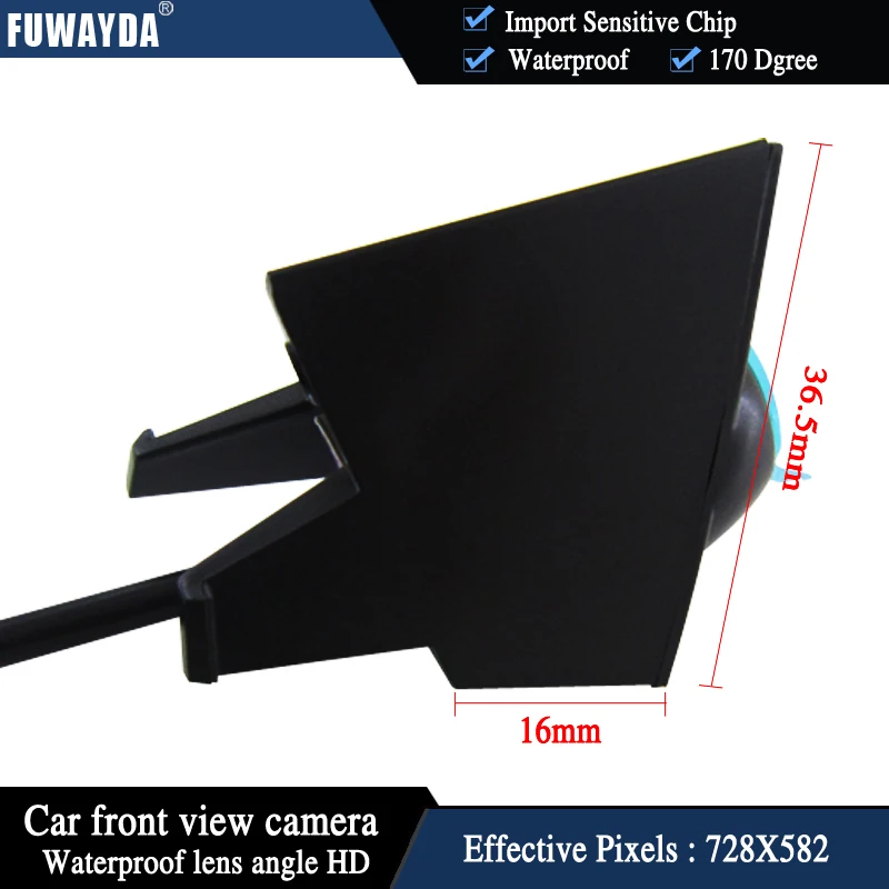 Камера ночного видения FUWAYDA CCD с логотипом автомобиля Переднего Вида Для volkswagen