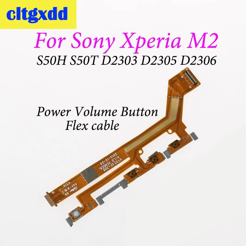 Cltgxdd sim карта TF слот для карты держатель кабель Sony Xperia M2 S50H D2303 D2305 D2306 кнопка