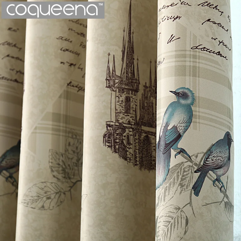 Готовые деревенские стильные шторы для кухни гостиной спальни декоративные