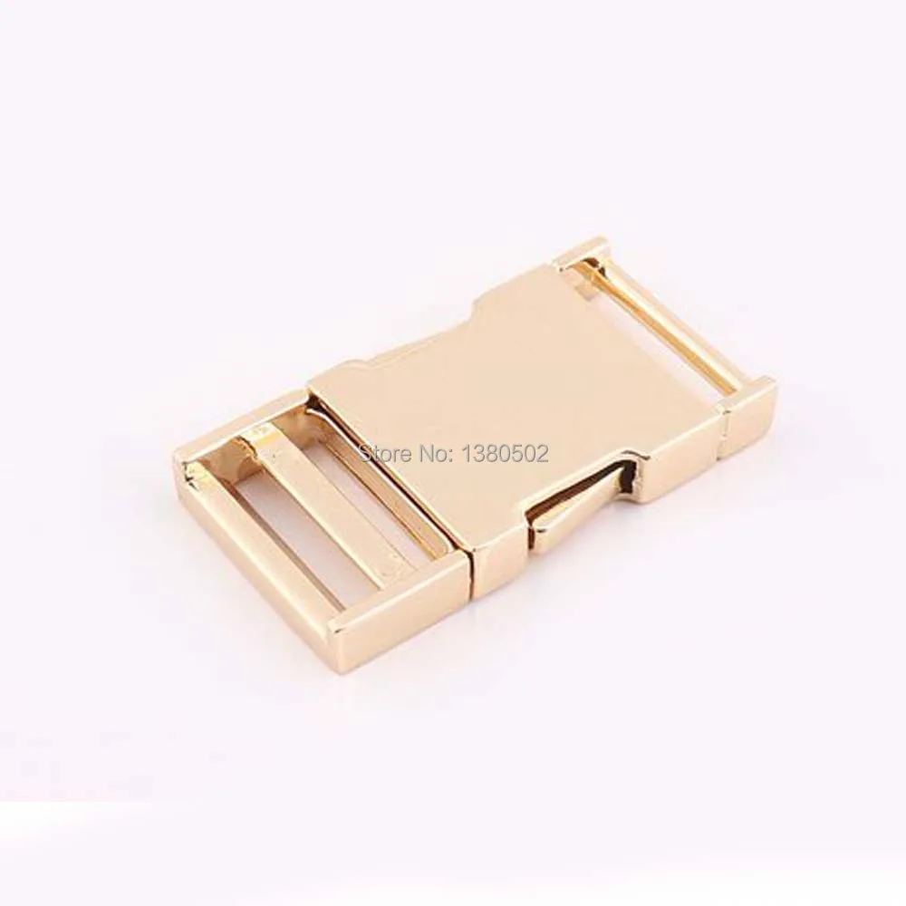Высококачественная металлическая пряжка из сплава серебристого и золотого