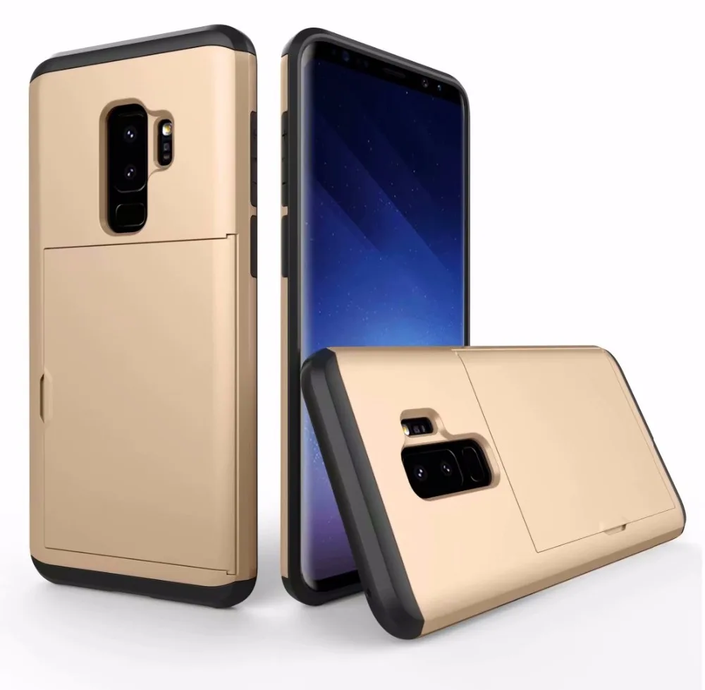 Для samsung Galaxy Note 9 8 5 чехол роскошный гибридный бронированный Чехол для S6 S7 Edge S8 S9 PLUS S10 PLUS S10 5G S10 E держатель для карт корпус
