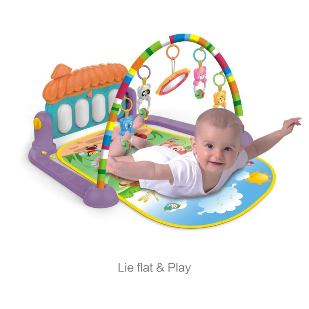 Baby Play Mat Kids Rug Educational Puzzle Carpet With Piano Keyboard And Cute Animal Playmat Gym Crawling Activity Toys | Игрушки и