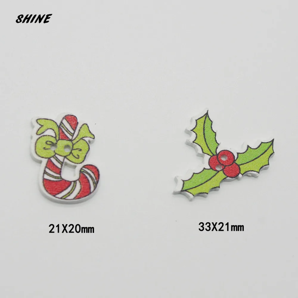 24 шт. деревянные пуговицы с двумя отверстиями|costura botones|sewing buttonsbuttons scrapbooking |