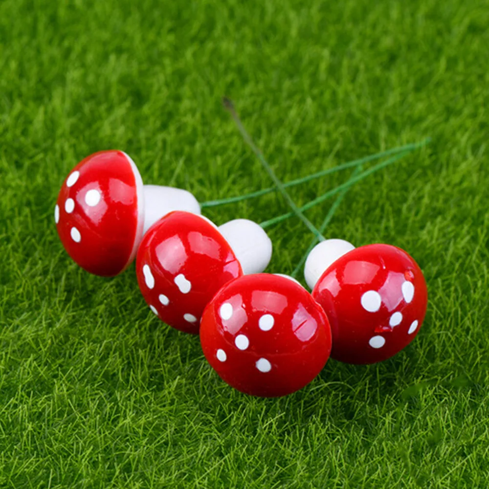 10 шт Мини-Колонка в форме гриба статуэтки для террариума Феи садовые миниатюры