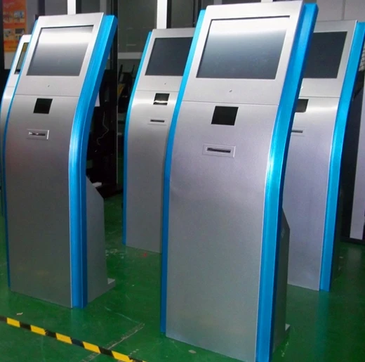 17 дюймовый напольный киоск с сенсорным экраном для супермаркетов/торговых