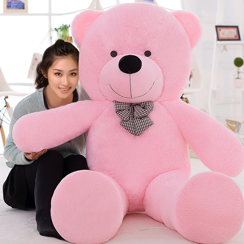 New Giant teddy bear soft toy 160cm large stuffed toys animals plush life size kid baby dolls cheap lover valentine gift | Игрушки и