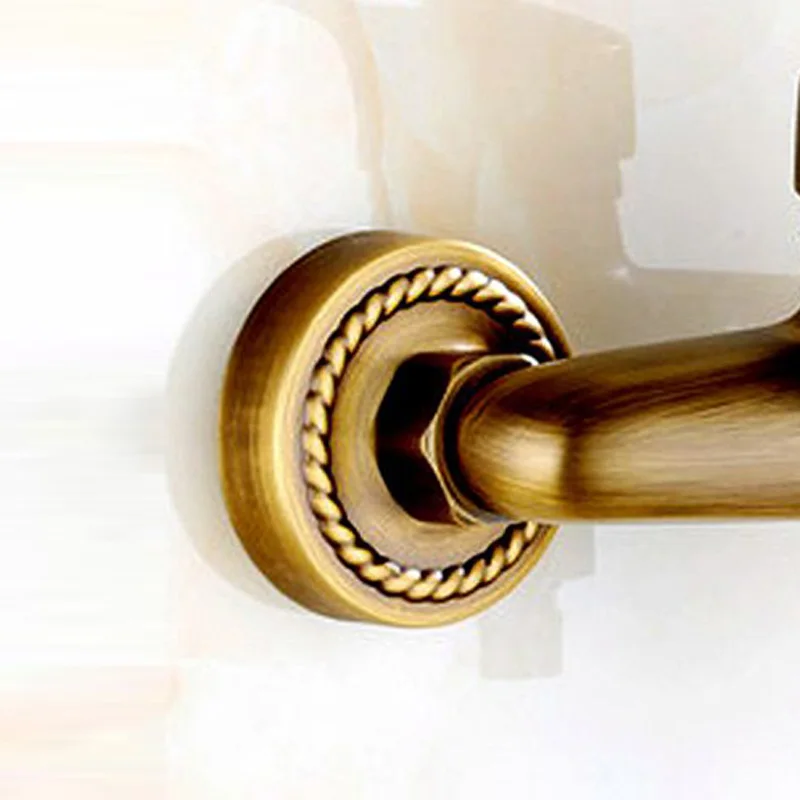 Uythner Классический настенные прочная состаренная латунная латунь Ванная комната