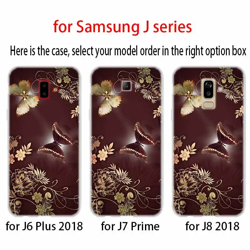 Мягкая обложка ТПУ Coque для samsung Galaxy J6 J8 J3 J5 J7 J4 плюс 2018 2016 2017 ЕС премьер-профессионал