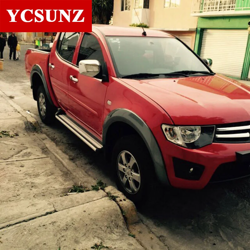 6 дюймов Fender Flare ABS колеса арки для Mitsubishi L200 Triton 2006 2007 2008 2009 2010 2011 2012 2013 стайлинга автомобилей