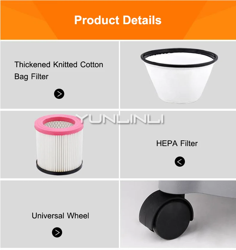 Бытовой пылесос для Carv поглощение воды высокая мощность Мощное всасывание