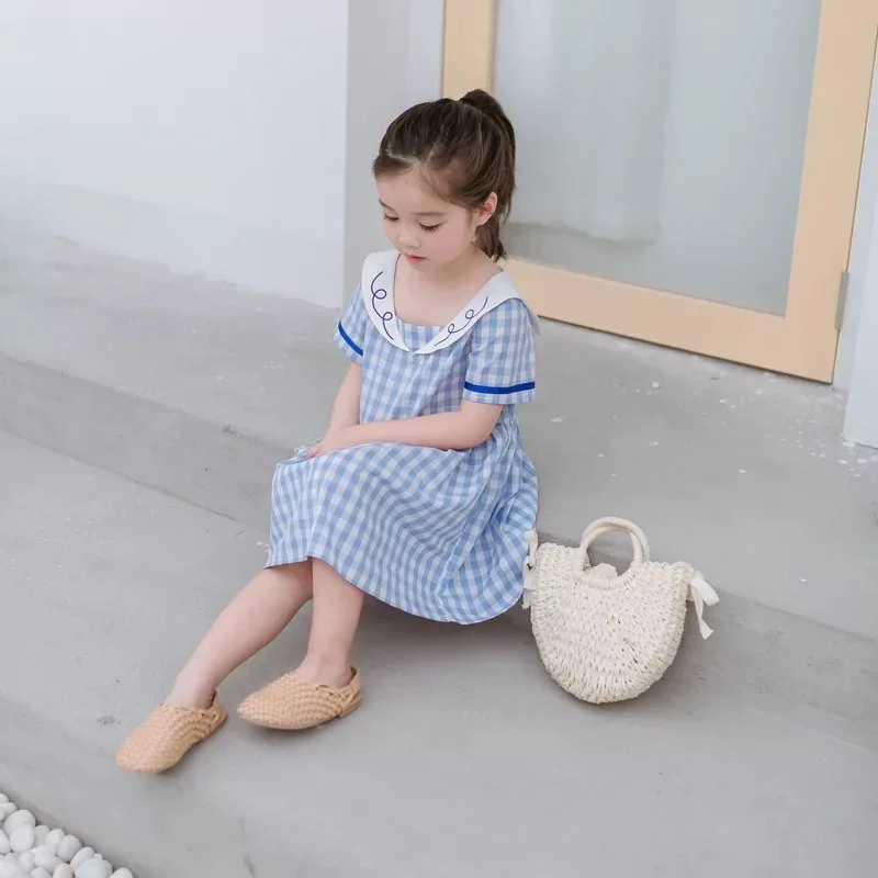 Girl's printed dress 2019 summer children's clothing new Korean version | Детская одежда и обувь