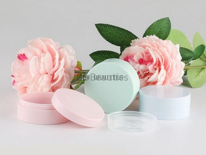

150pcs Empty Loose Powder Jar 5g Powder Case With Sifter Pink Blue Green Loose Powder Case
