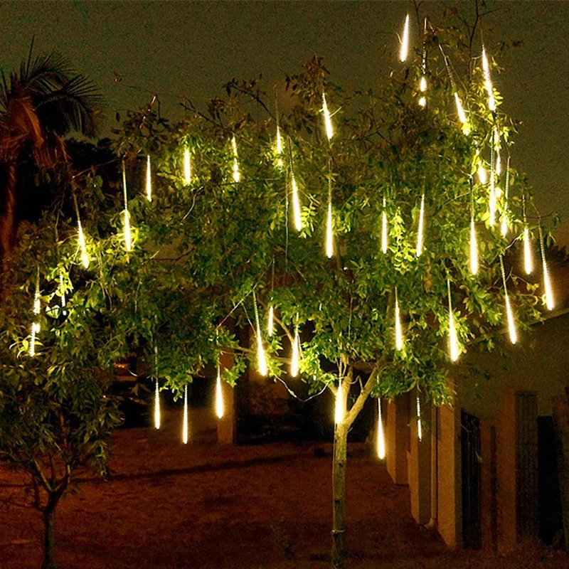 Светильник гирлянда в виде метеоритного дождя 20/30/50 см|string lights outdoor|string lightschristmas |