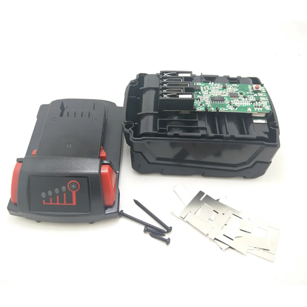 PCB Board and case M18 корпус литий-ионная батарея пластиковый чехол Защита для зарядки печатная плата для Милуоки 18 в M18 48-11-1815 3Ah 4Ah 5Ah печатная плата - Цвет: PCB Board and case