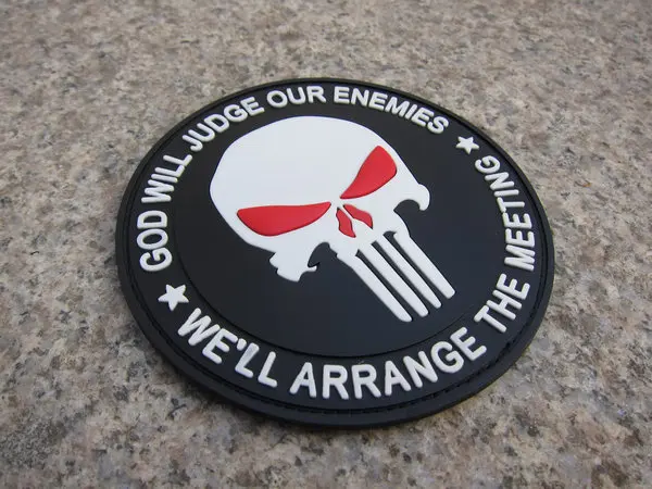 Бог будет судить наших врагов мы организуем групповое печать 6 черепов моральный