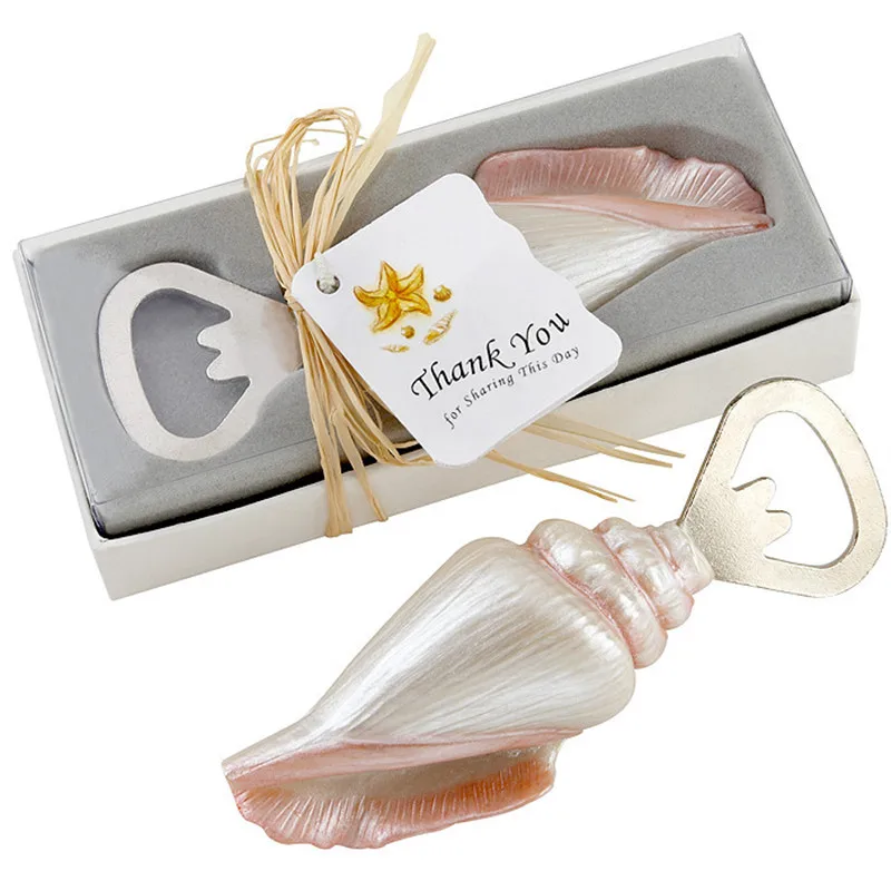 

Beach Theme Seashell Bottle Opener Wedding Favor Wedding Decoration Gifts Favors Supplies/Wine Favor