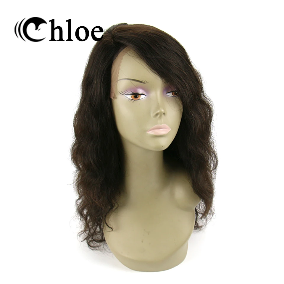 Натуральные волнистые парики Chloe 100% человеческие волосы бразильские натуральные