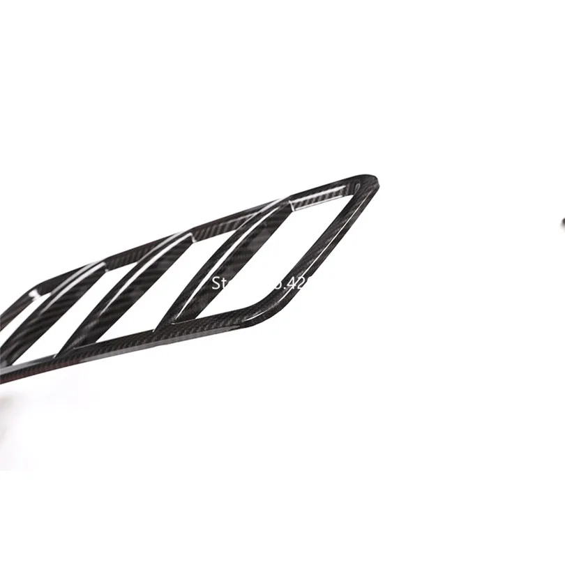 2 шт. карбоновое волокно АБС-пластик крышка для крыши двигателя рамка Mercedes Benz ML GL