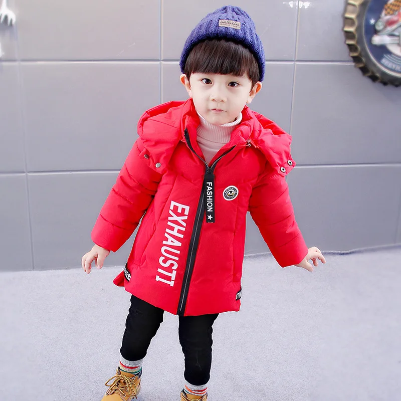 Зимнее пальто для маленьких мальчиков куртка Детские Зимние куртки повседневное