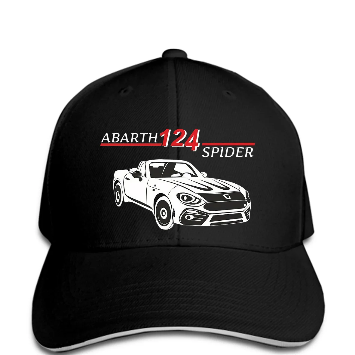 Бейсболка Auto Abarth 124 паук Maglietta мужская повседневная шляпа | Аксессуары для одежды