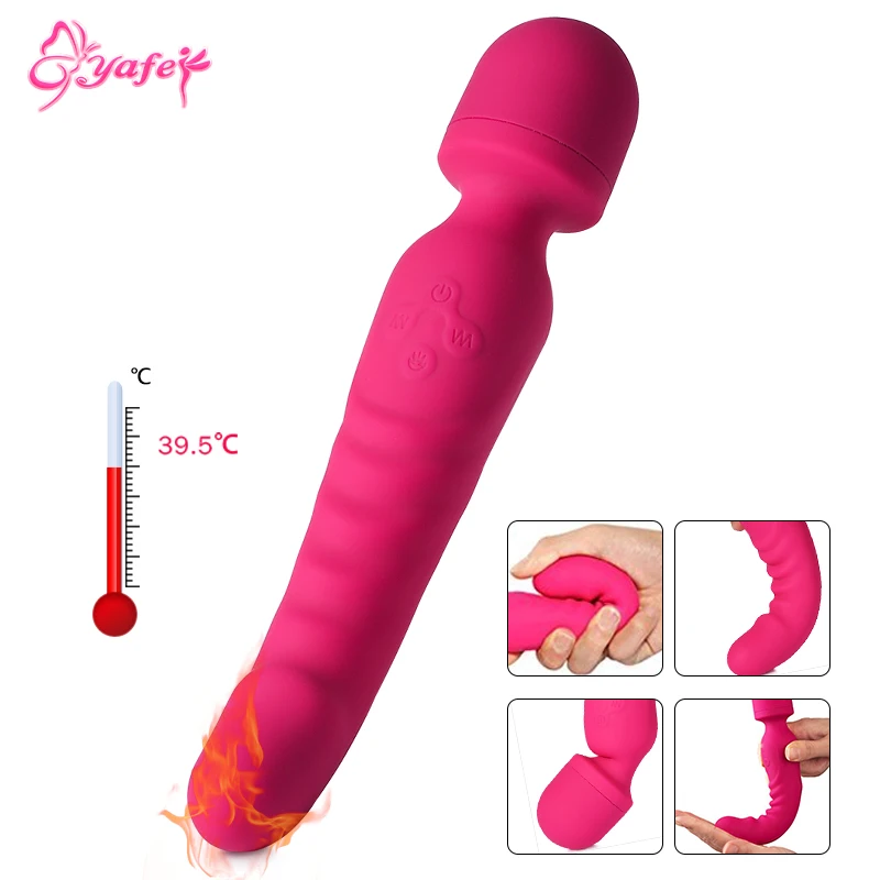 Перезаряжаемый нагревательный вибратор точки G для женщин массажер