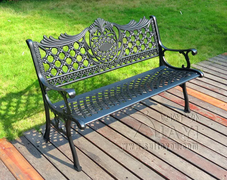 51 &quotпатио садовая скамья Парк двор уличная мебель литой алюминиевый каркас стул