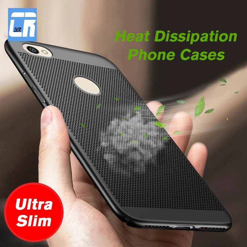 Phone Case for Xiaomi 8 SE MI Lite Mix 2S 3 Hollow Heat Dissipation Cases Hard PC Redmi Note 5A Prime 4X 6 Pro Back Cover |