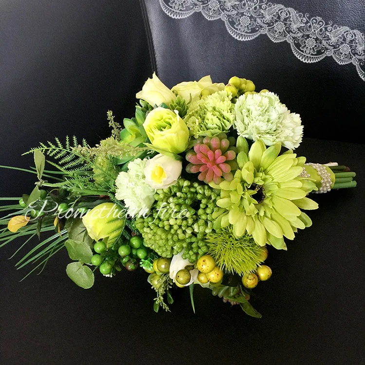 2016 Свадебный Букет Свадебные Цветы Букеты Casamento Buque Mariage Журавль-Красавка легиона