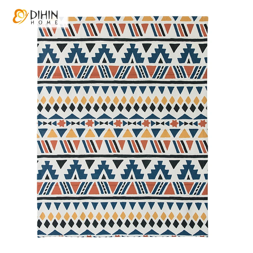 DIHIN домашние американские модные шторы с принтом в комплекте высококачественные