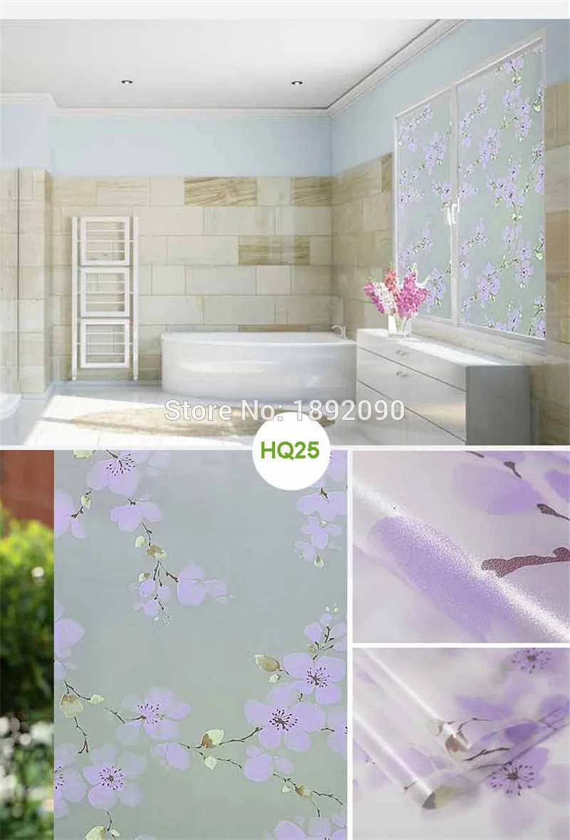 60*200 см витражные непрозрачные тисненые матовые оконные пленки теплопередающие