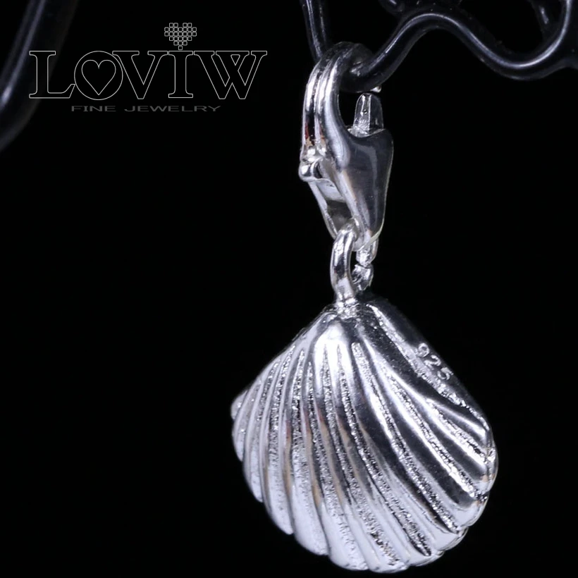 Подвеска в виде ракушки модное серебряное ювелирное изделие европейском стиле