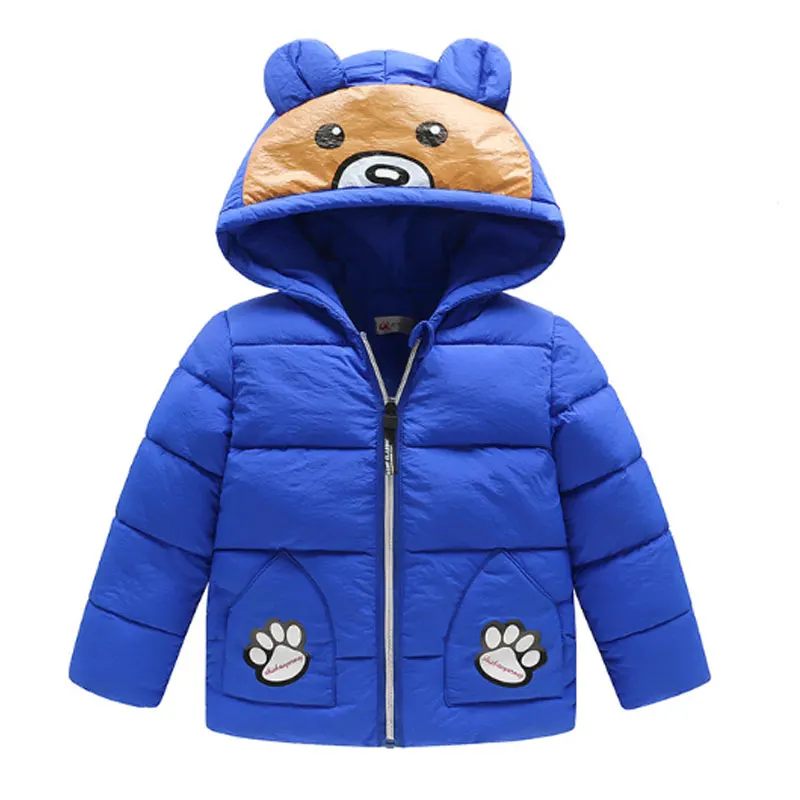 Детская куртка с капюшоном изображением мультипликационных персонажей в