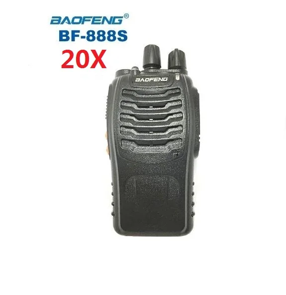 20 шт. baofeng BF 888S walkie talkie UHF400 470MHZ hamportatilcb radio comunicador 888 s transceptor|Рации| |