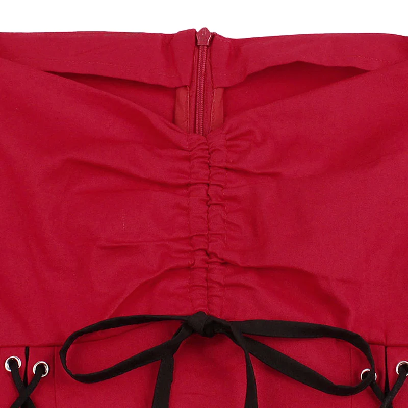 PlusMiss размера плюс 4XL 3XL кружевом и вырезом сердечком платье туника Для женщин на