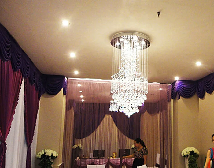 Хрустальная люстра для магазина простой свадебный светильник виллы Роскошная