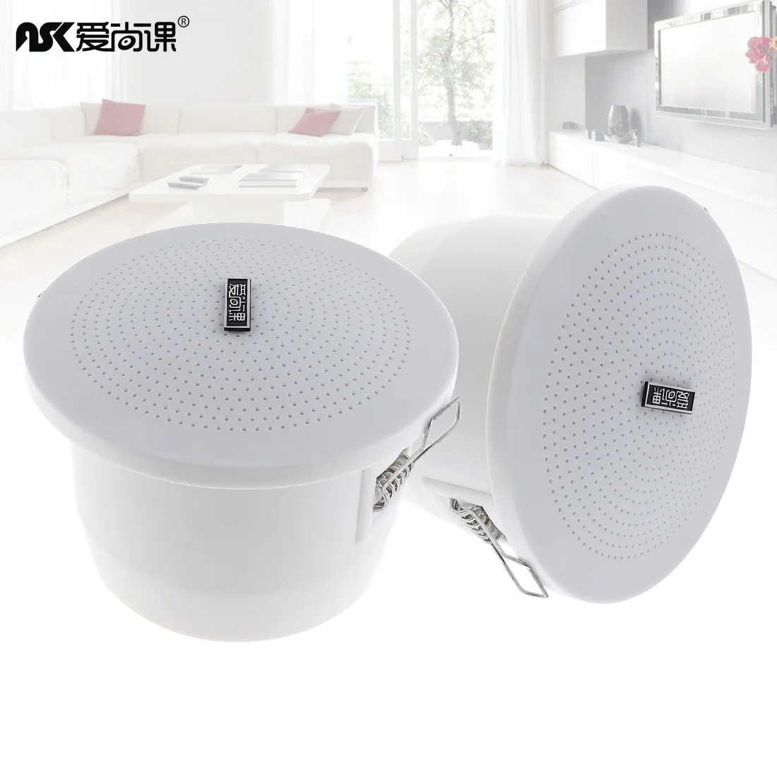 KS 813 настенный Hifi большой потолочный динамик фоновая музыка DJ - Цена: 1 100,83 руб.