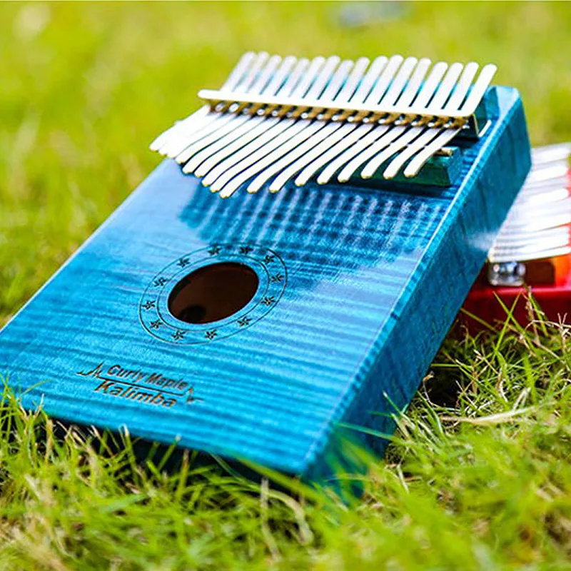 GECKO Kalimba 17 клавиш для фортепиано с большим пальцем встроенный EVA