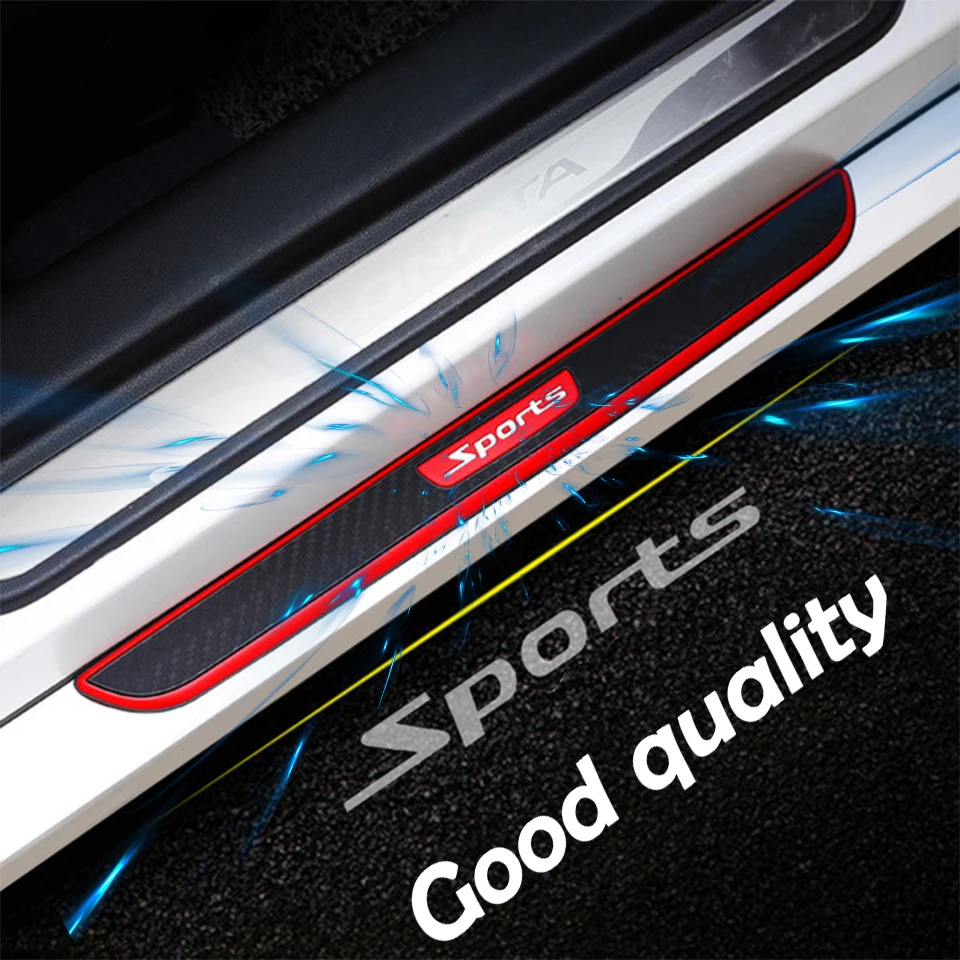 4 шт. защитные накладки на пороги автомобиля Renault Megane 2 3 Duster VW Touran Passat B6 Golf 7 T5 T4 Fiat