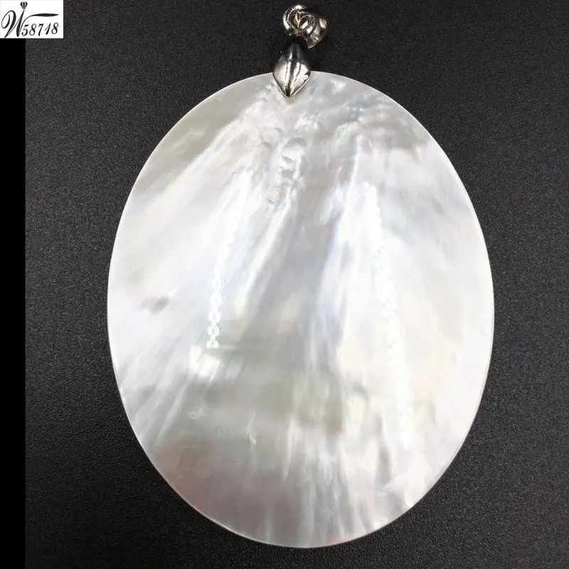 Oval MC7145 Модные ювелирные изделия перламутровые раковины для женщин и мужчин кулон из бисера WB671 - Окраска металла: Oval MC7145