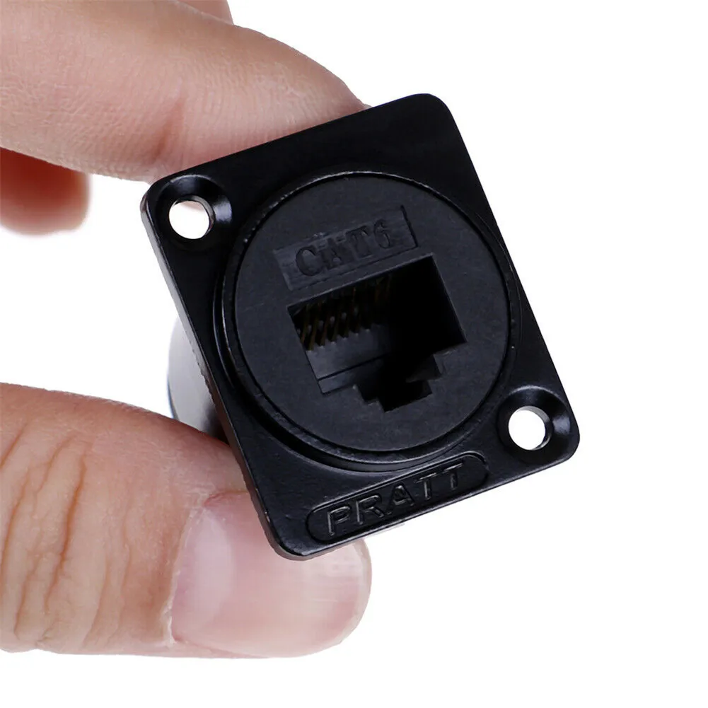 Высокое качество RJ45 D type модуль гнездо разъем сигнала Cat6 панель Ethernet расширение