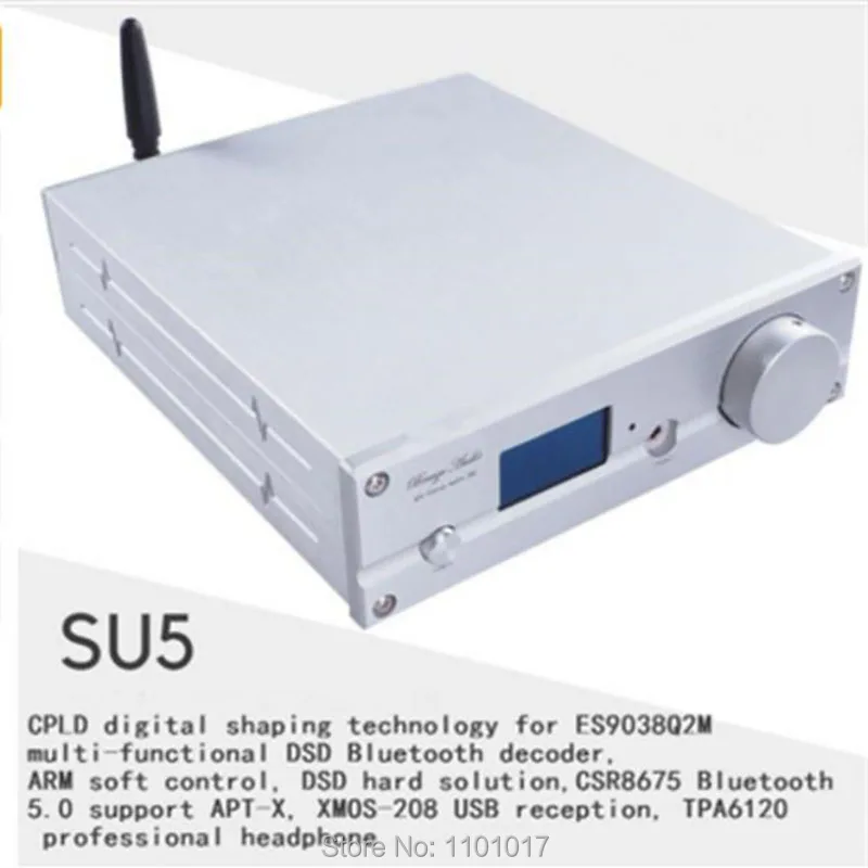 Weiliang SU5 APTX HD Bluetooth 5,0 ES9038Q23 DAC HIFI EXQUIS XMOS USB DSD256 декодер TPA6120 усилитель для наушников с пультом дистанционного управления