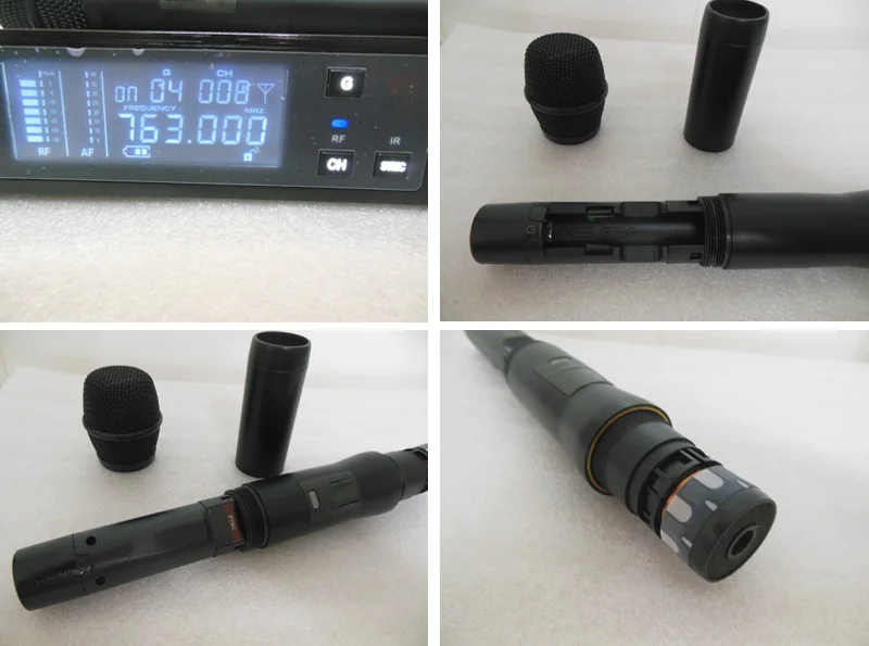 Беспроводная микрофонная система UHF PRO ручной беспроводной микрофон для вокала