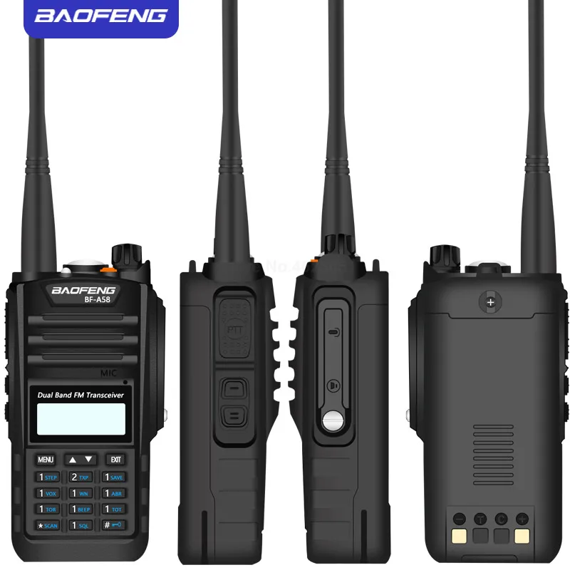 Baofeng водонепроницаемый UV-A58 рация 8 Вт UHF/VHF диапазон 5 км cb радио Двухдиапазонный