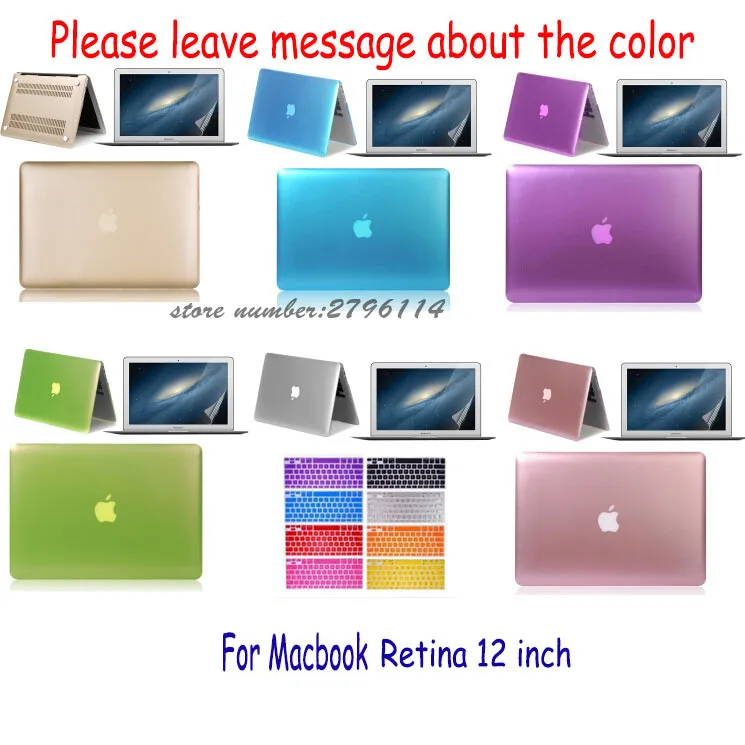 Matte Case For Apple Macbook Air Pro Retina 11 12 13 15 Laptop Bag sleeve notbook Hard mac+Keyboard Cover+Film without Logo | Компьютеры и