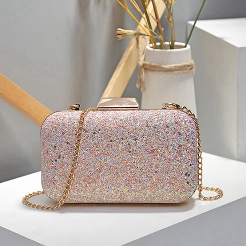 ANOVISHANA блестками женский клатч Вечеринка Сумочка для женщин плеча Crossbody Кошелек