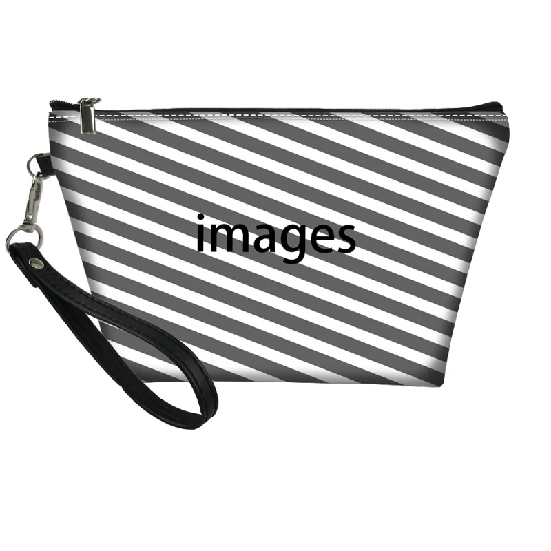 Женская дорожная косметичка THIKIN Space Galaxy с рисунком Белого Волка сумка для макияжа