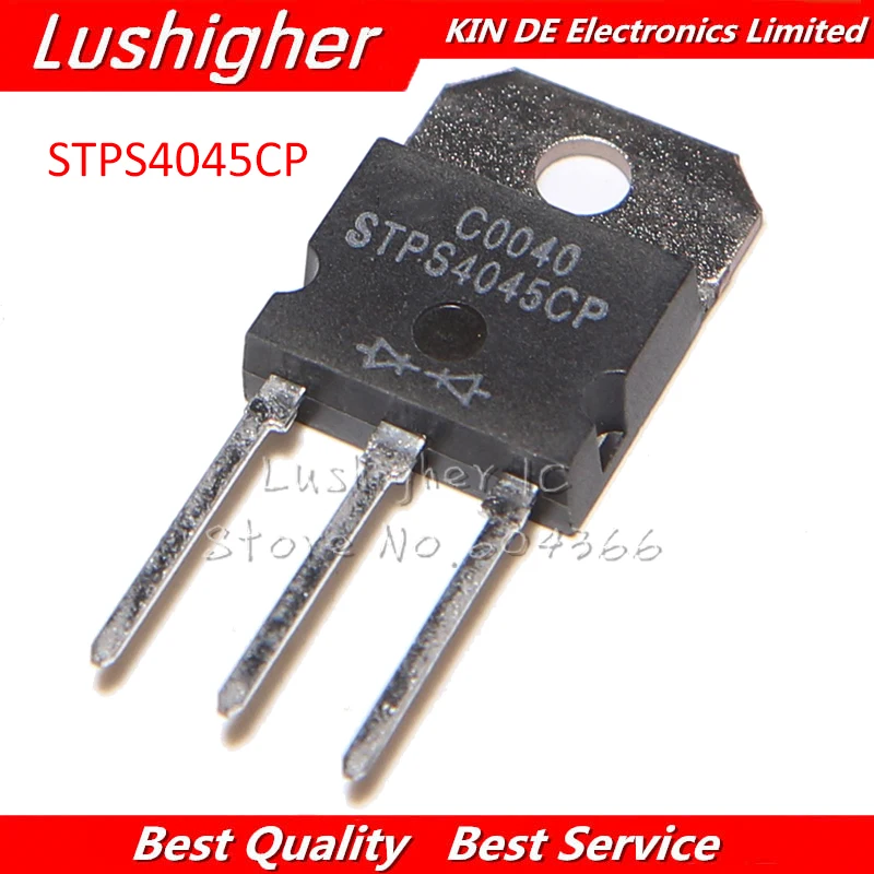 5 шт. STPS4045CP-247 STPS4045 TO247 выпрямительный диод Шоттки 45V 40A