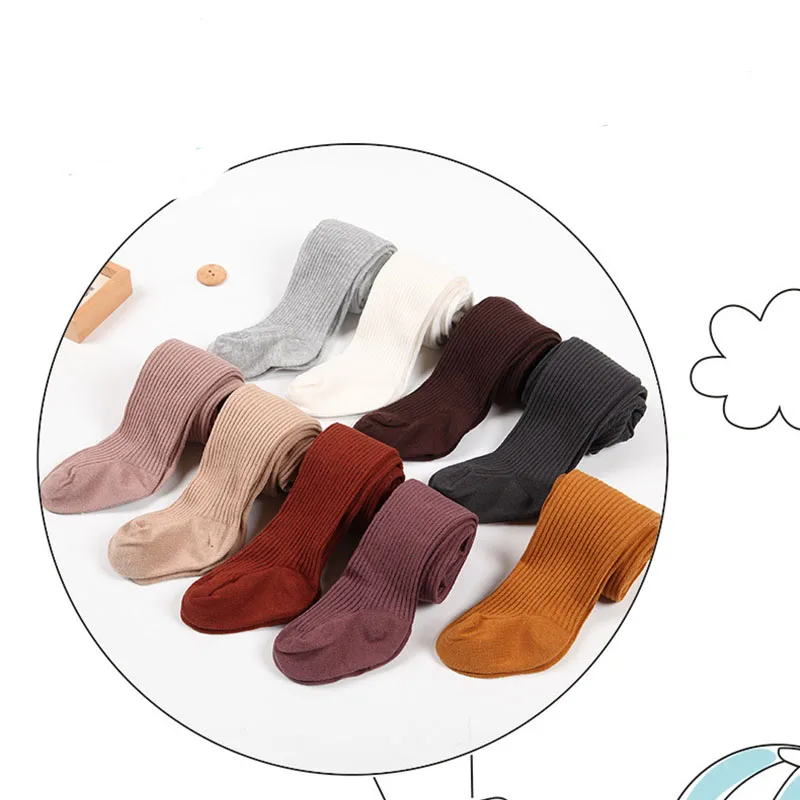 Baby Girls Kids Children Pantyhose autumn New style 0-6 Years Old Cotton girls Tights Stockings