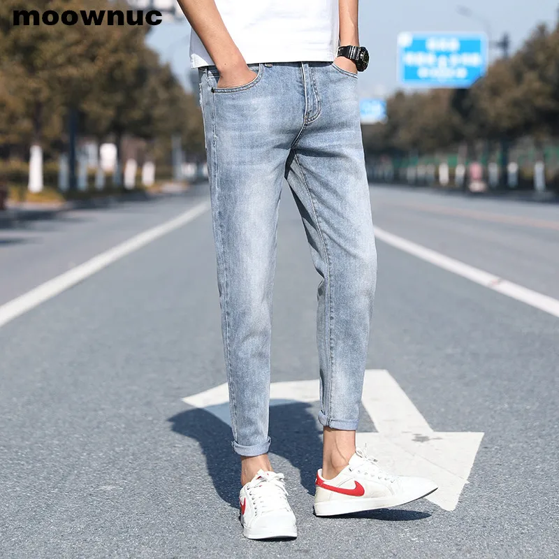 

2019 Men's Jeans Male Dress pencil pants men skinny slim jeans mens fashion classic jeans men high quality Ankle-Length Pants