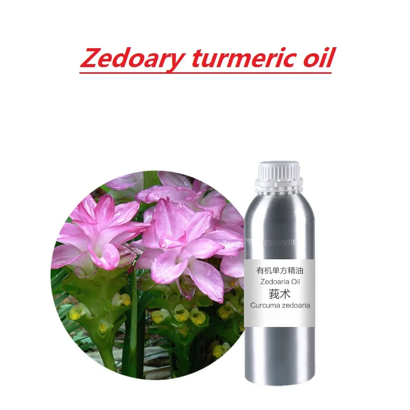 Эфирное масло Zedoary куркумы органическое растительное холодного прессования